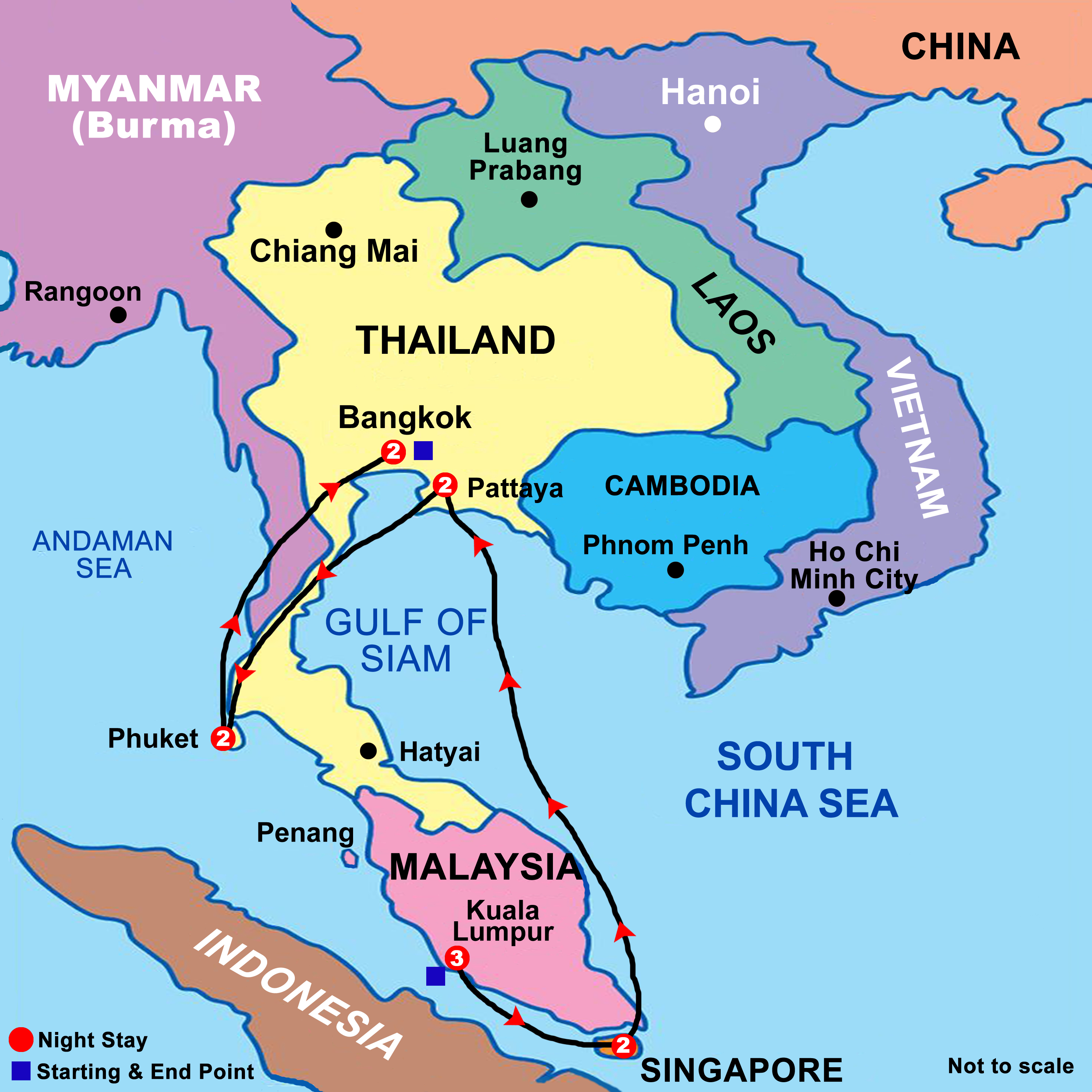 Map Of Singapore And Malaysia DISCOVERY OF INDIA
